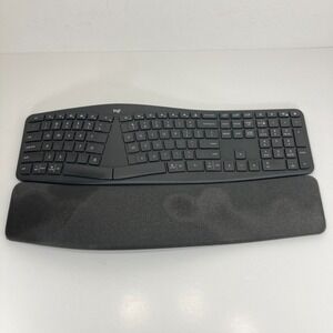 Logitech ERGO K860 Ergonomic Split Wave Wireless Keyboard & Wrist Rest NO DONGLE